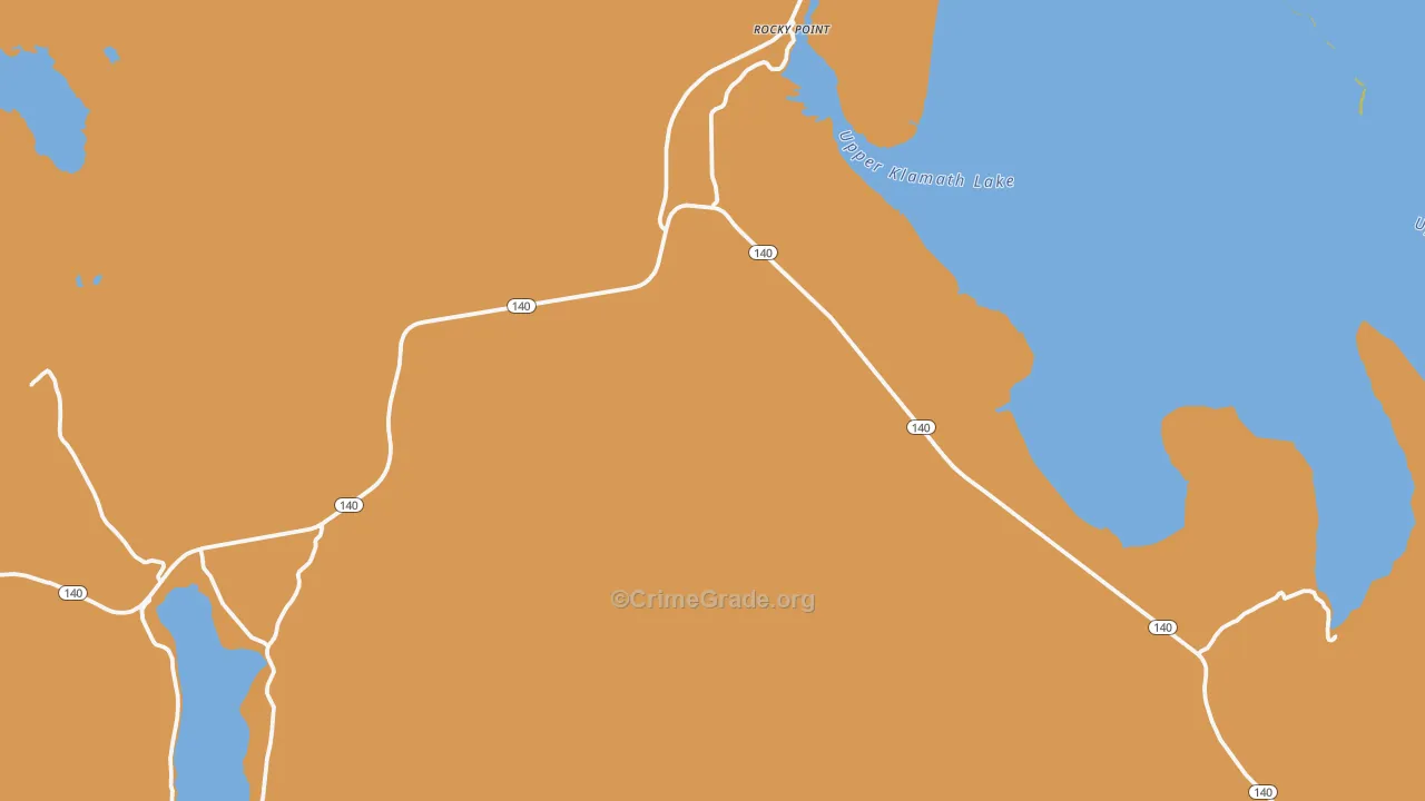 Hager, OR Map of Vandalism Rates