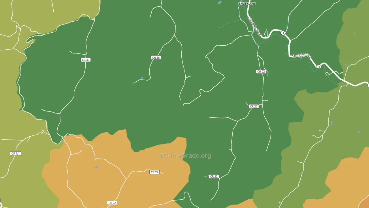 Hager, WV Map of Vandalism Rates