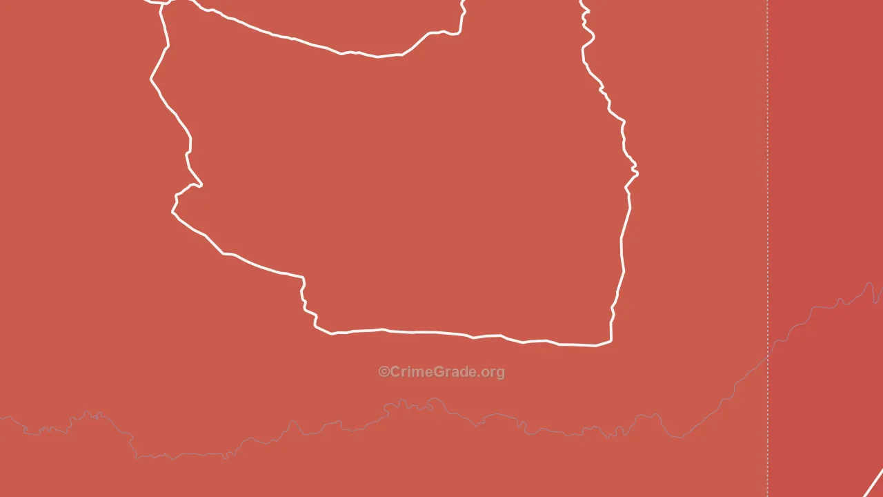 Halsey, NE Map of Vandalism Rates