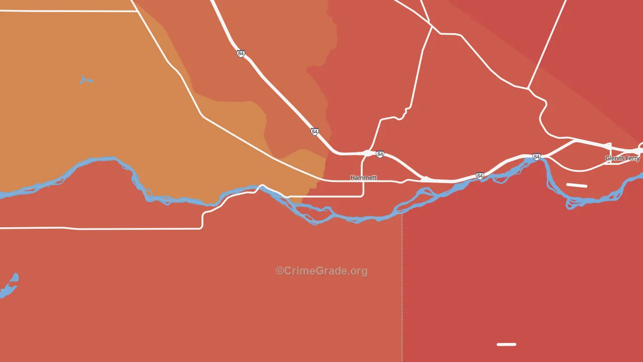 Hammett, ID Map of Vandalism Rates