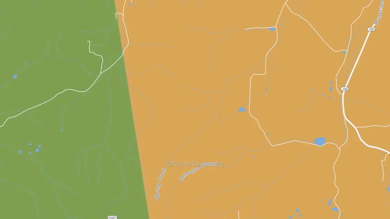Haney, GA Map of Vandalism Rates