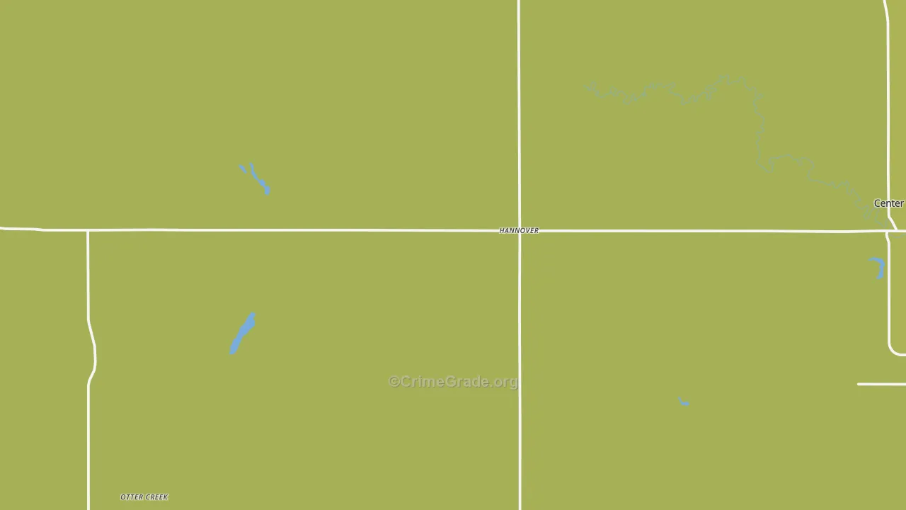 Hannover, ND Map of Vandalism Rates