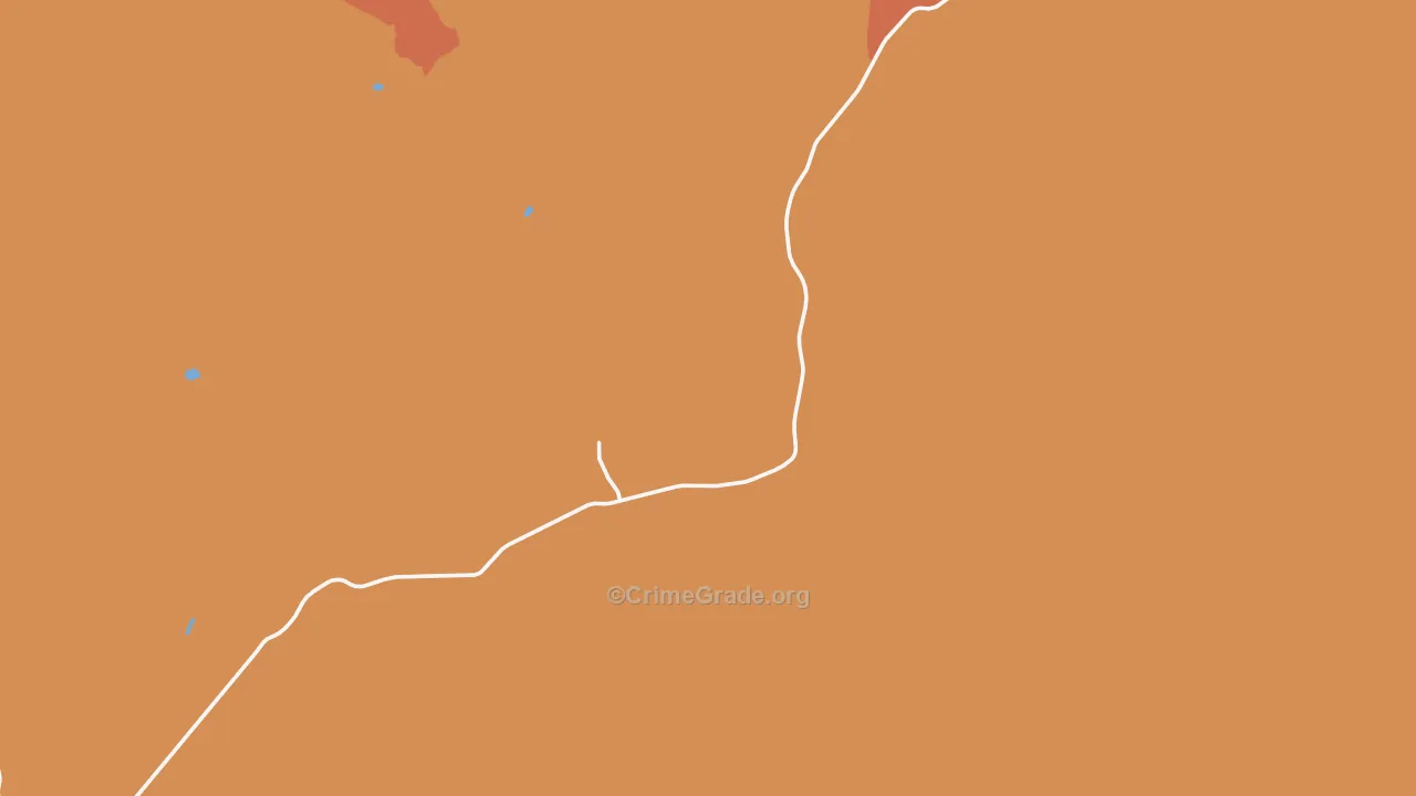 Happy Jack, AZ Map of Vandalism Rates