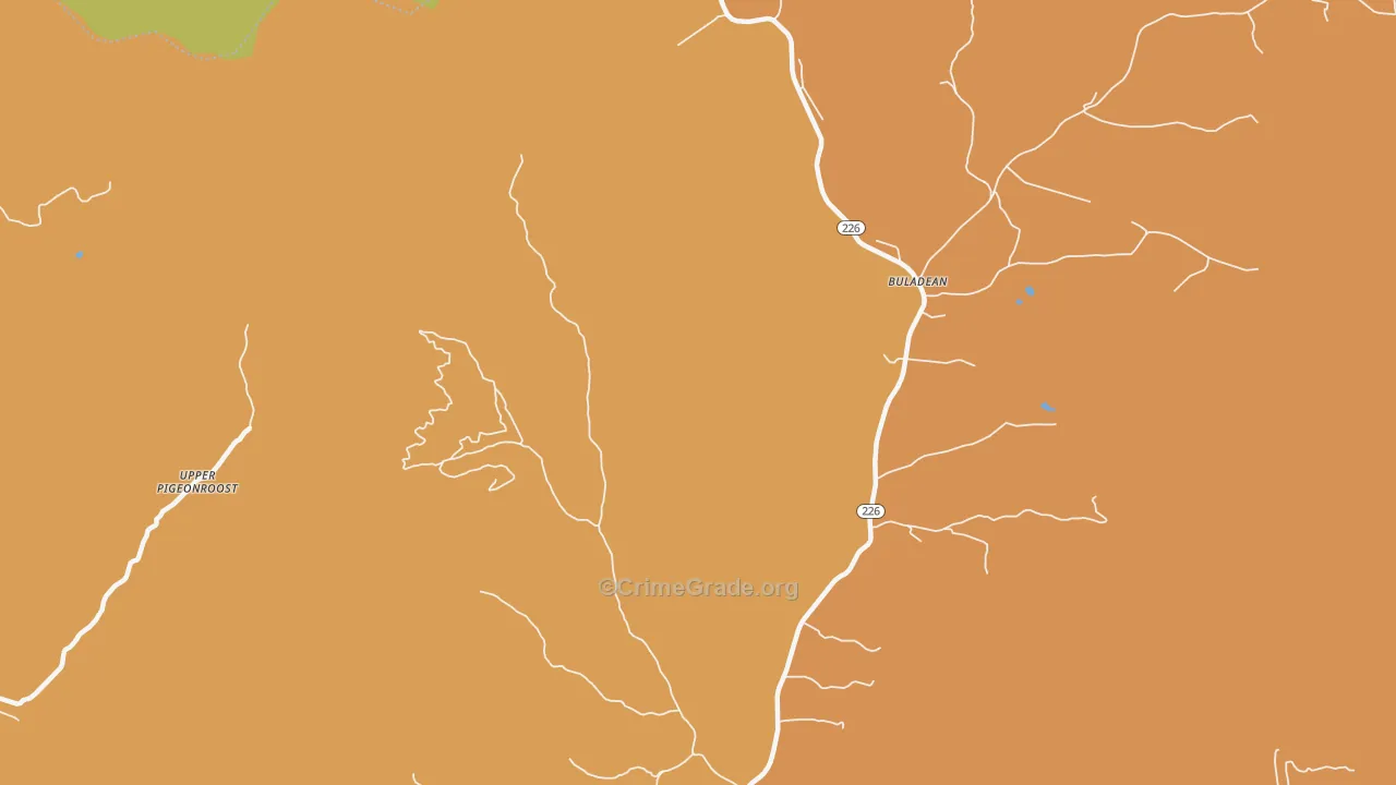 Harrell, NC Map of Vandalism Rates