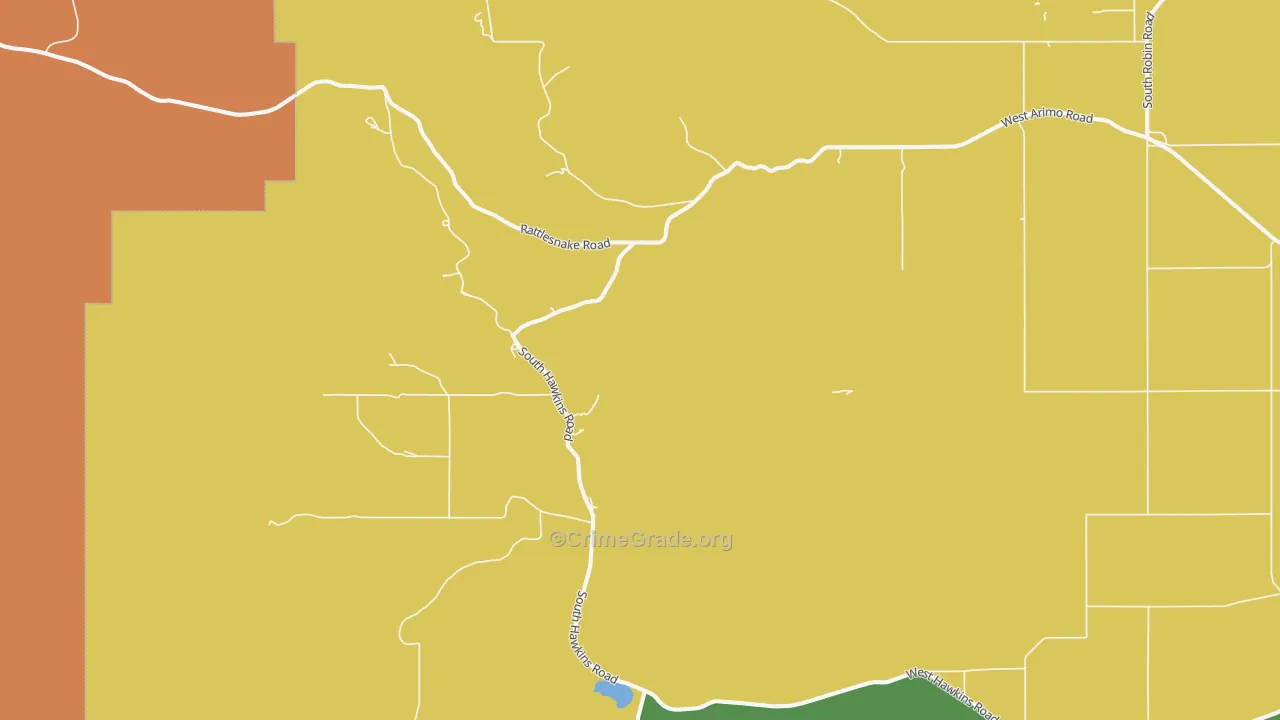 Hawkins, ID Map of Vandalism Rates