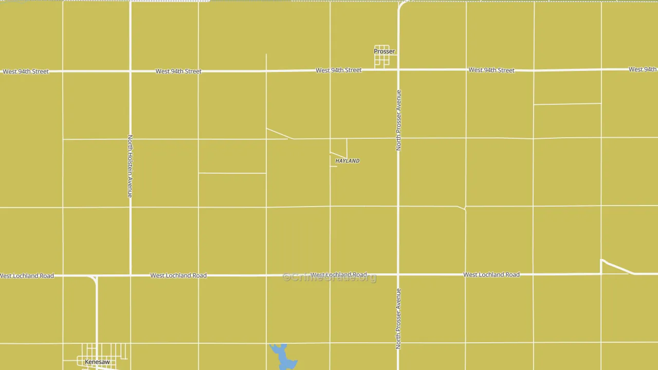 Hayland, NE Map of Vandalism Rates