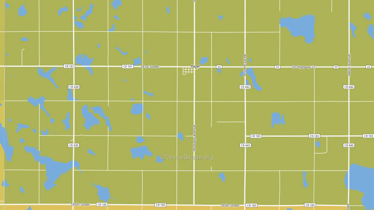 Hazel, SD Map of Vandalism Rates