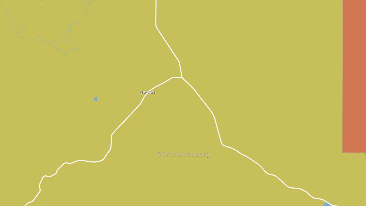 Helmville, MT Map of Vandalism Rates