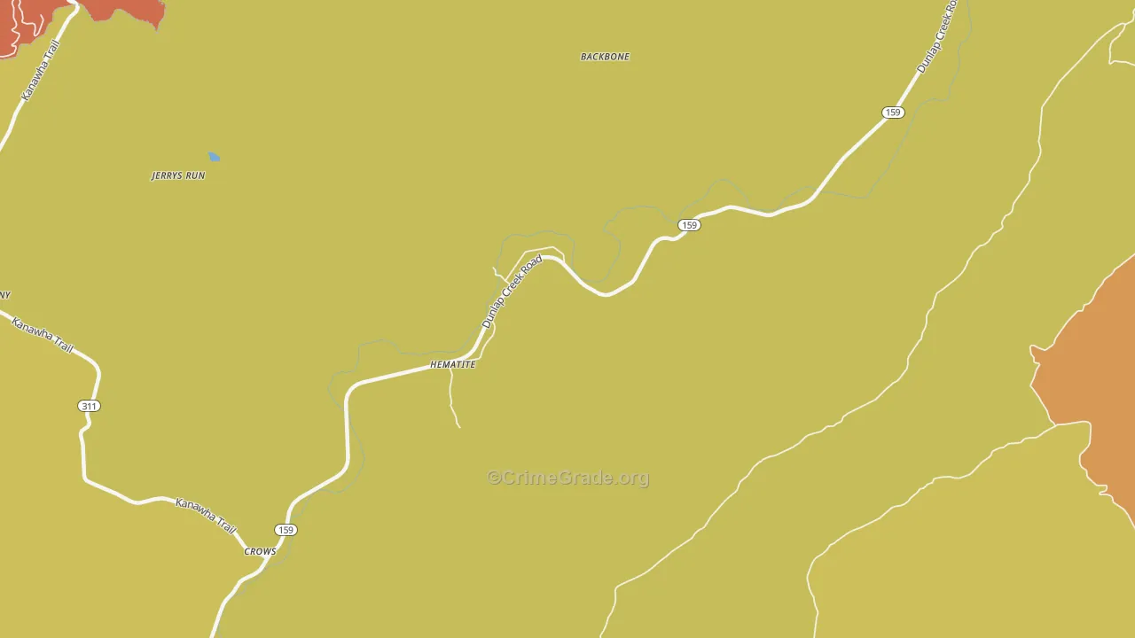 Hematite, VA Map of Vandalism Rates