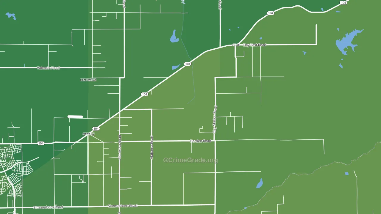 Herald, CA Map of Vandalism Rates