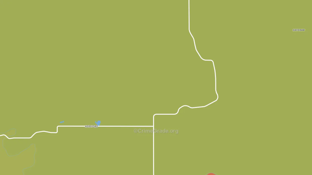 Hereford, SD Map of Vandalism Rates