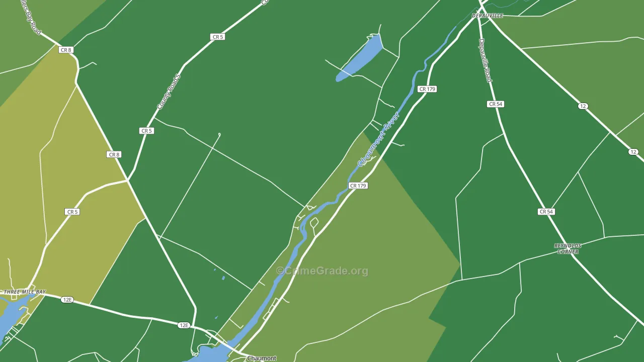 Herrick Grove, NY Map of Vandalism Rates