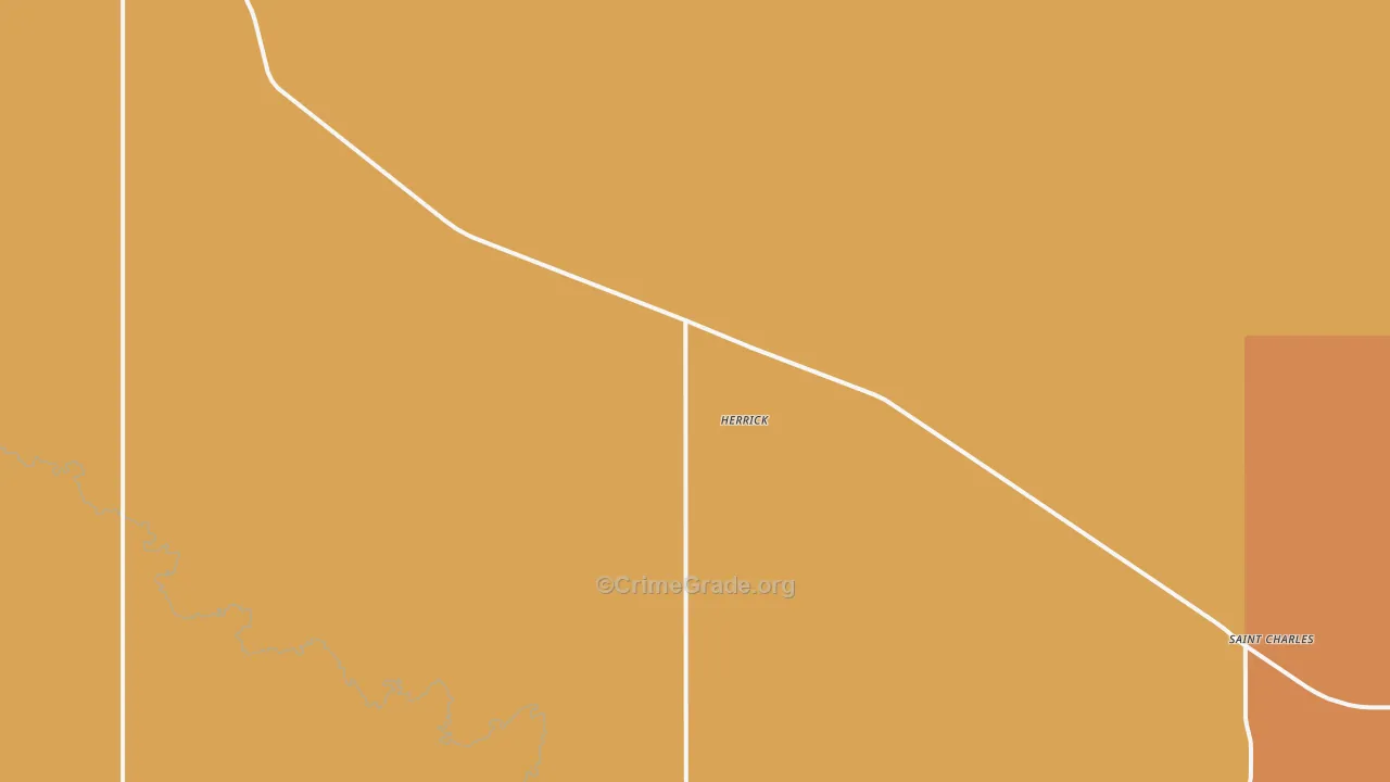 Herrick, SD Map of Vandalism Rates