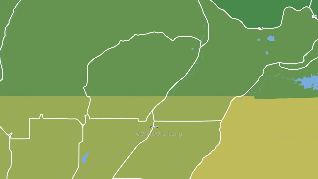 Hesperus, CO Map of Vandalism Rates
