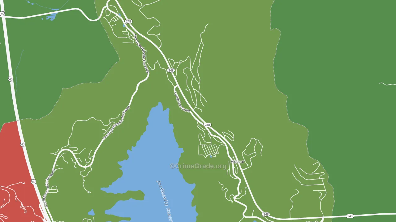 Hideout, UT Map of Vandalism Rates