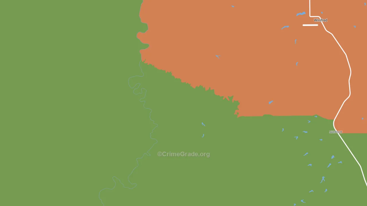 Hilger, MT Map of Vandalism Rates