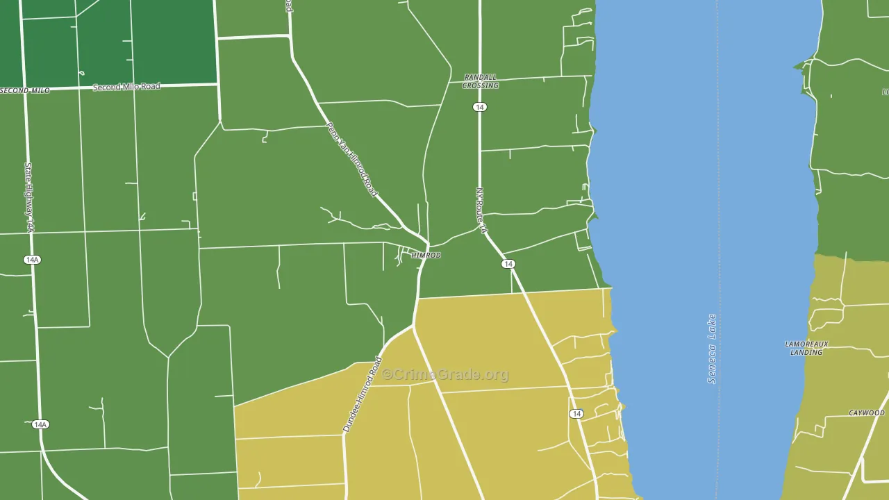 Himrod, NY Map of Vandalism Rates