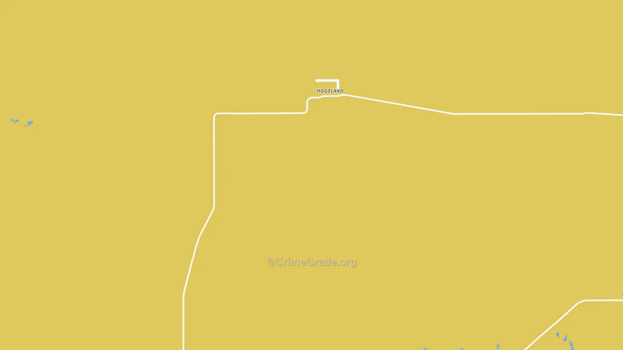 Hogeland, MT Map of Vandalism Rates