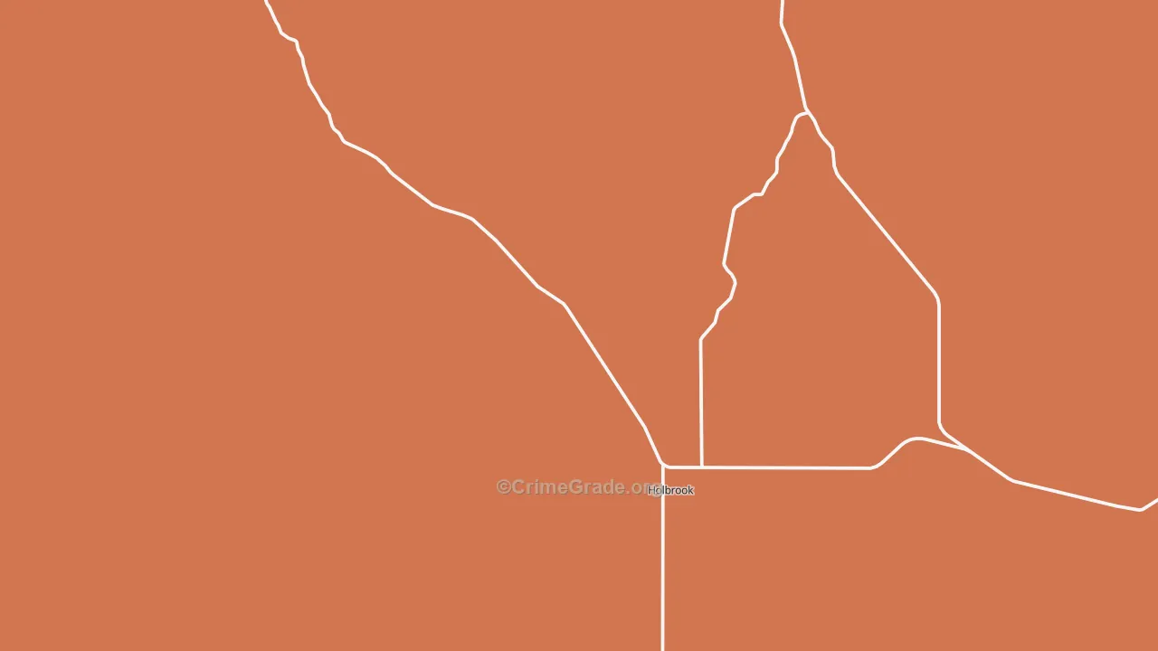 Holbrook, ID Map of Vandalism Rates