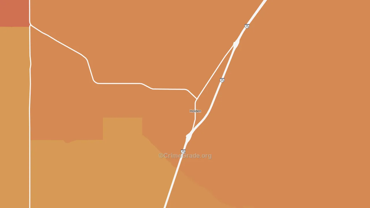 Holden, UT Map of Vandalism Rates