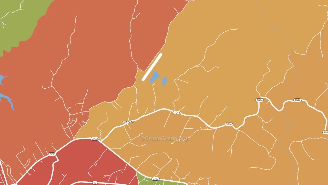 Hollyhill, KY Map of Vandalism Rates