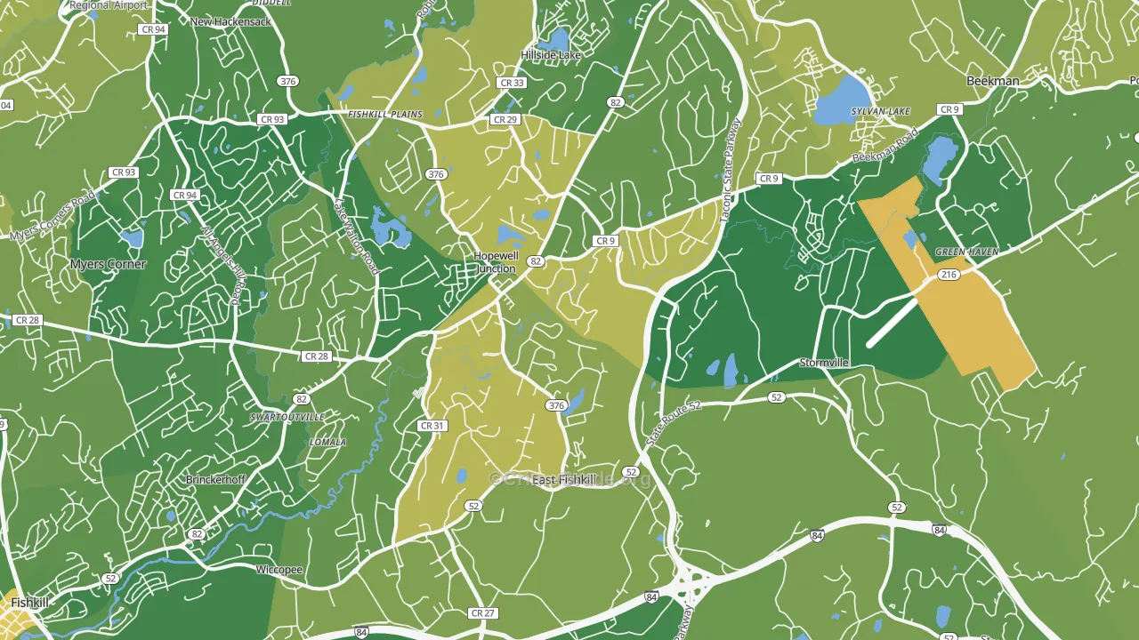 Hopewell Junction, NY Map of Vandalism Rates