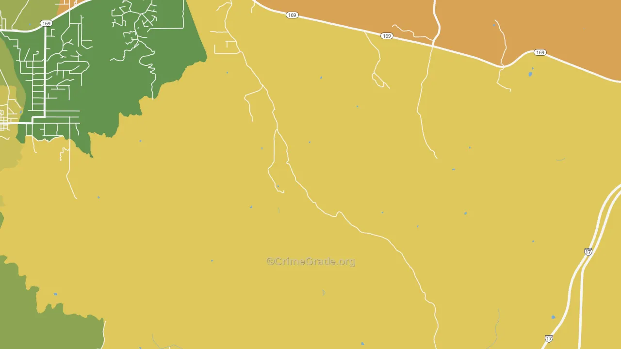 Horse Thief, AZ Map of Vandalism Rates