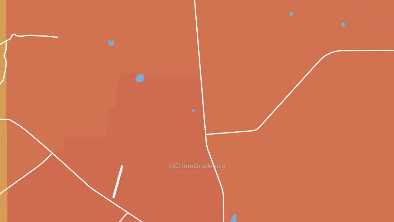 Hospah, NM Map of Vandalism Rates