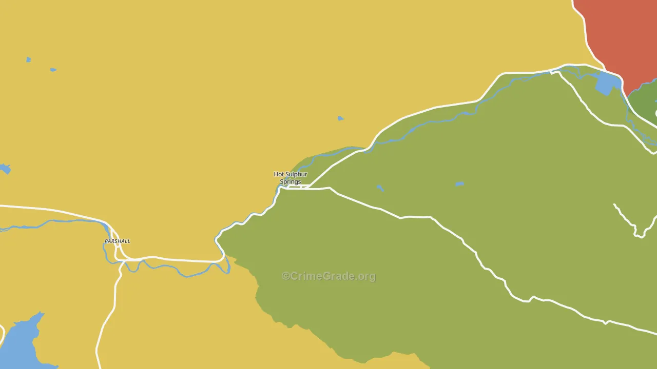 Hot Sulphur Springs, CO Map of Vandalism Rates