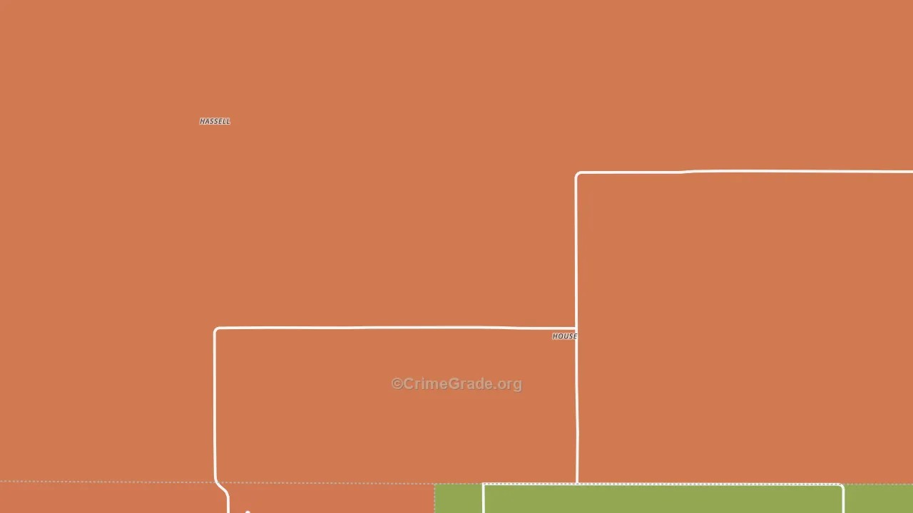 House, NM Map of Vandalism Rates