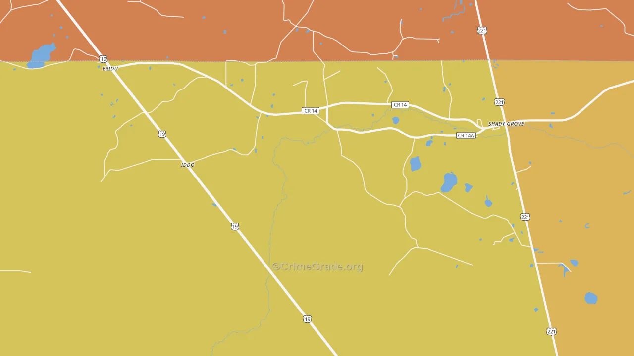 Iddo, FL Map of Vandalism Rates