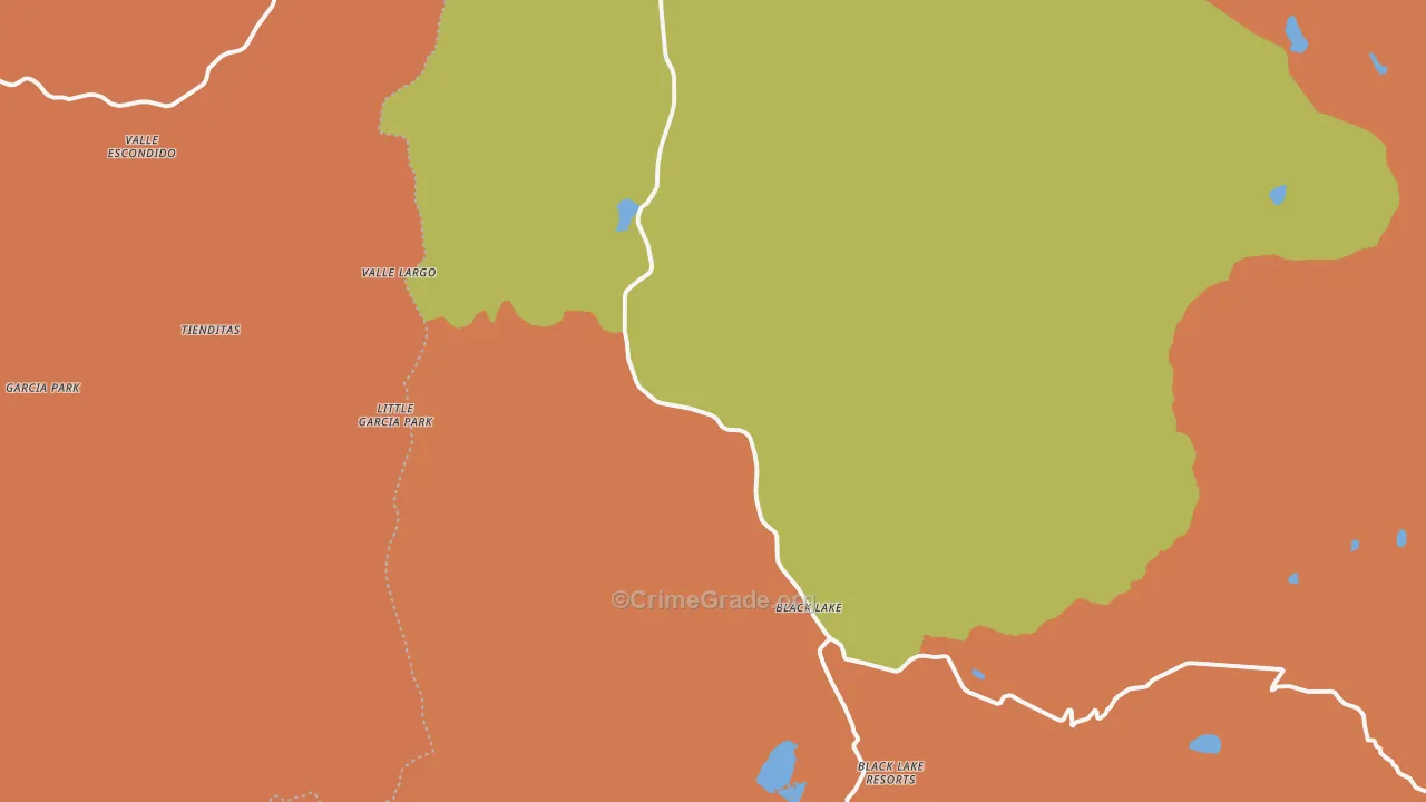 Idlewild, NM Map of Vandalism Rates