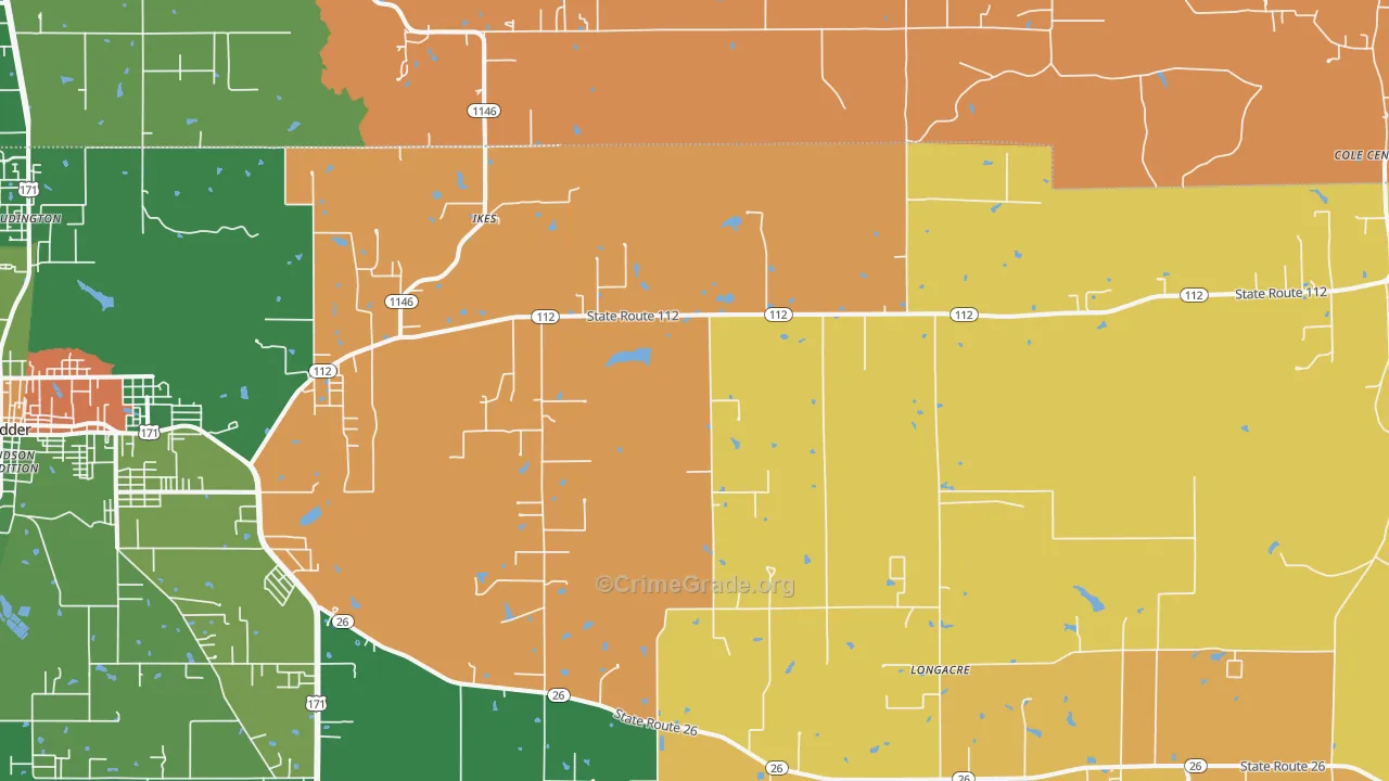 Ikes, LA Map of Vandalism Rates