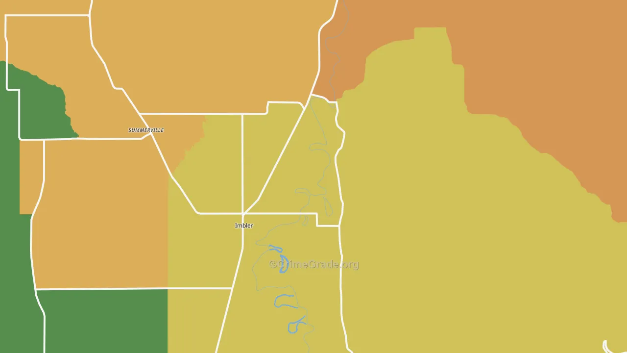 Imbler, OR Map of Vandalism Rates