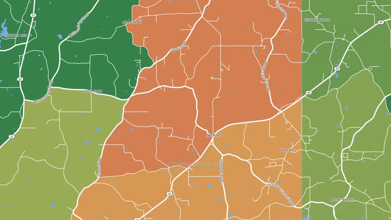 Improve, MS Map of Vandalism Rates
