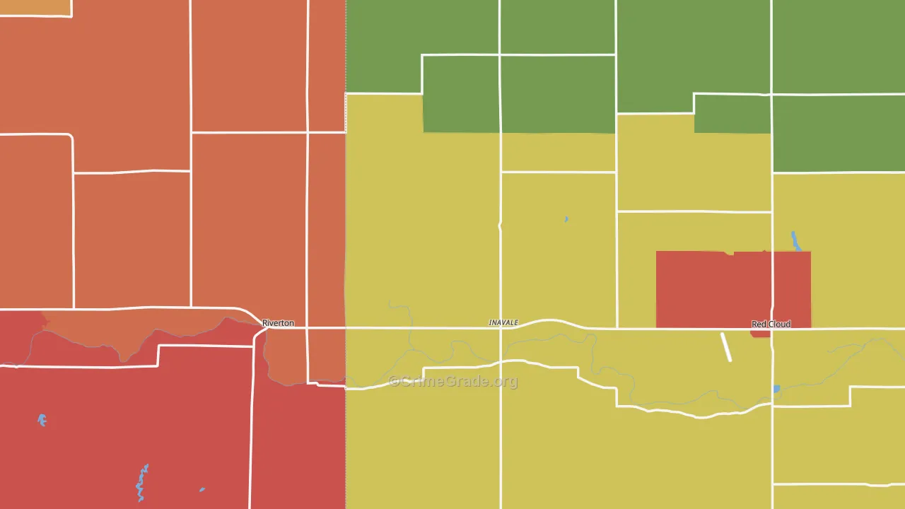 Inavale, NE Map of Vandalism Rates