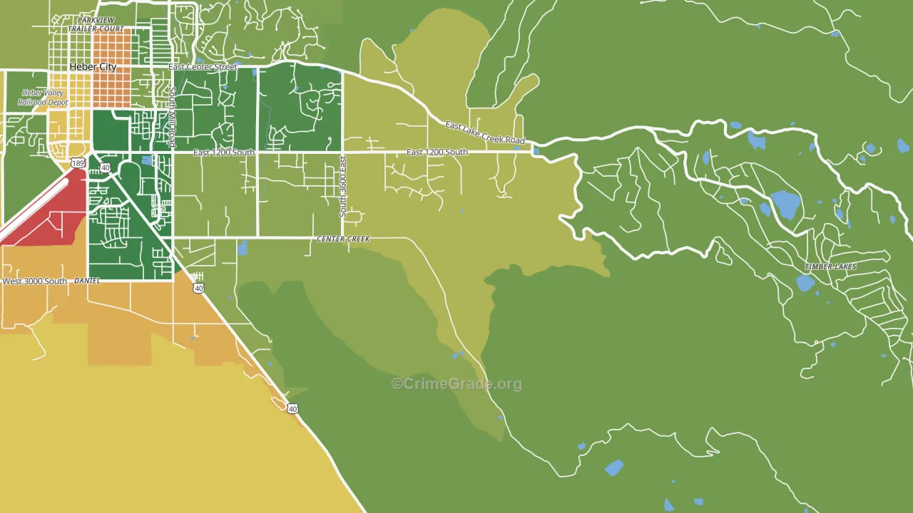 Independence, UT Map of Vandalism Rates