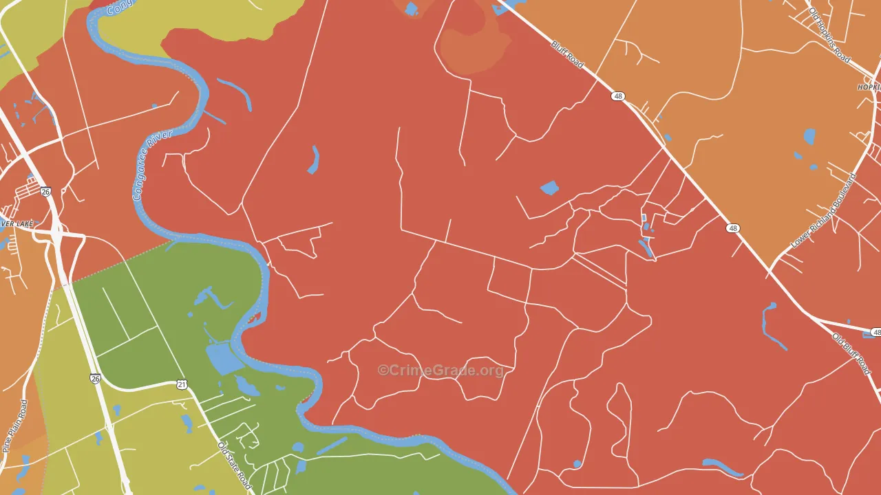 Independents, SC Map of Vandalism Rates