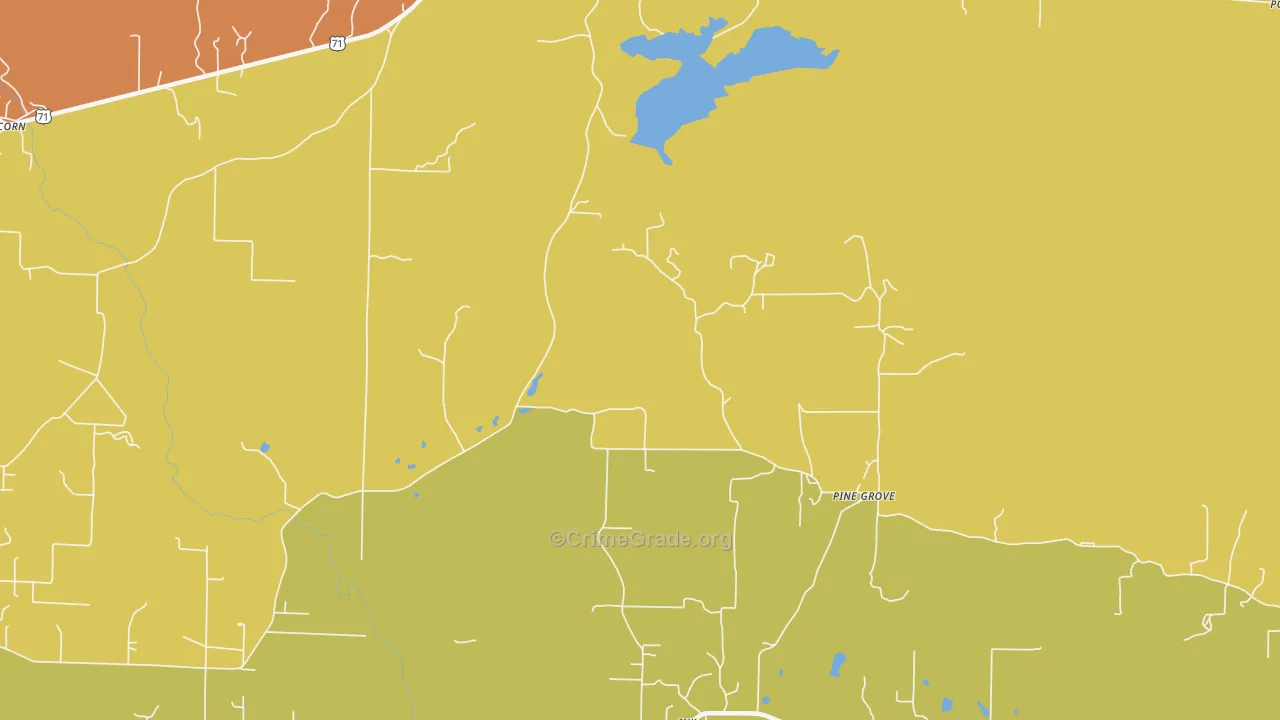 Ink, AR Map of Vandalism Rates