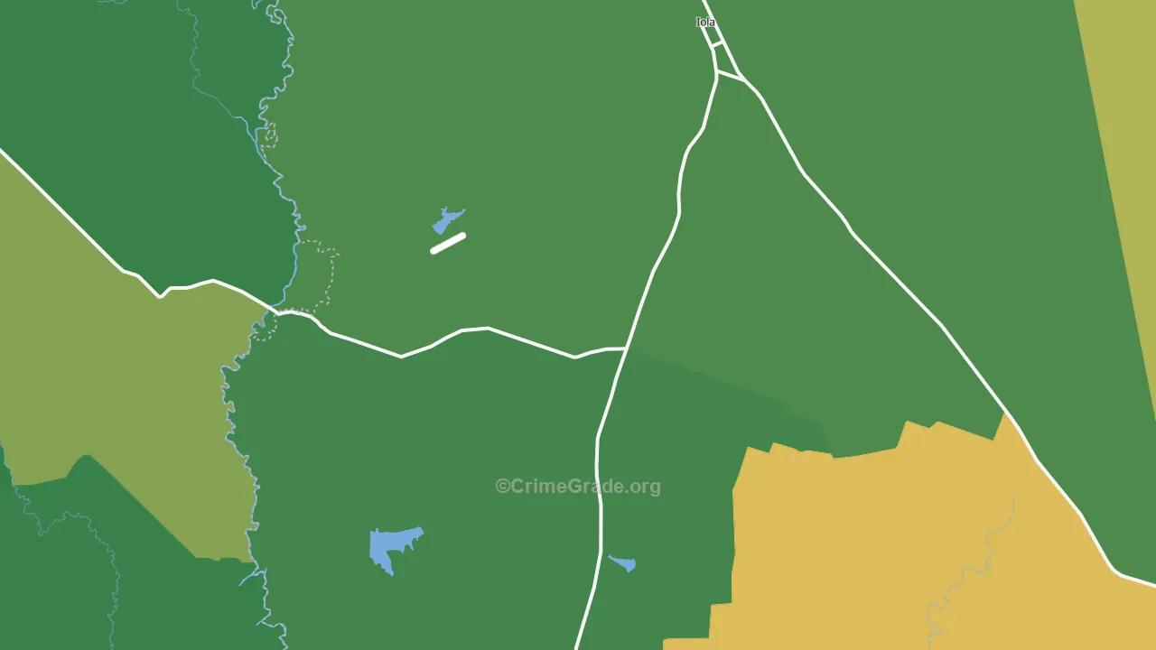 Iola, TX Map of Vandalism Rates