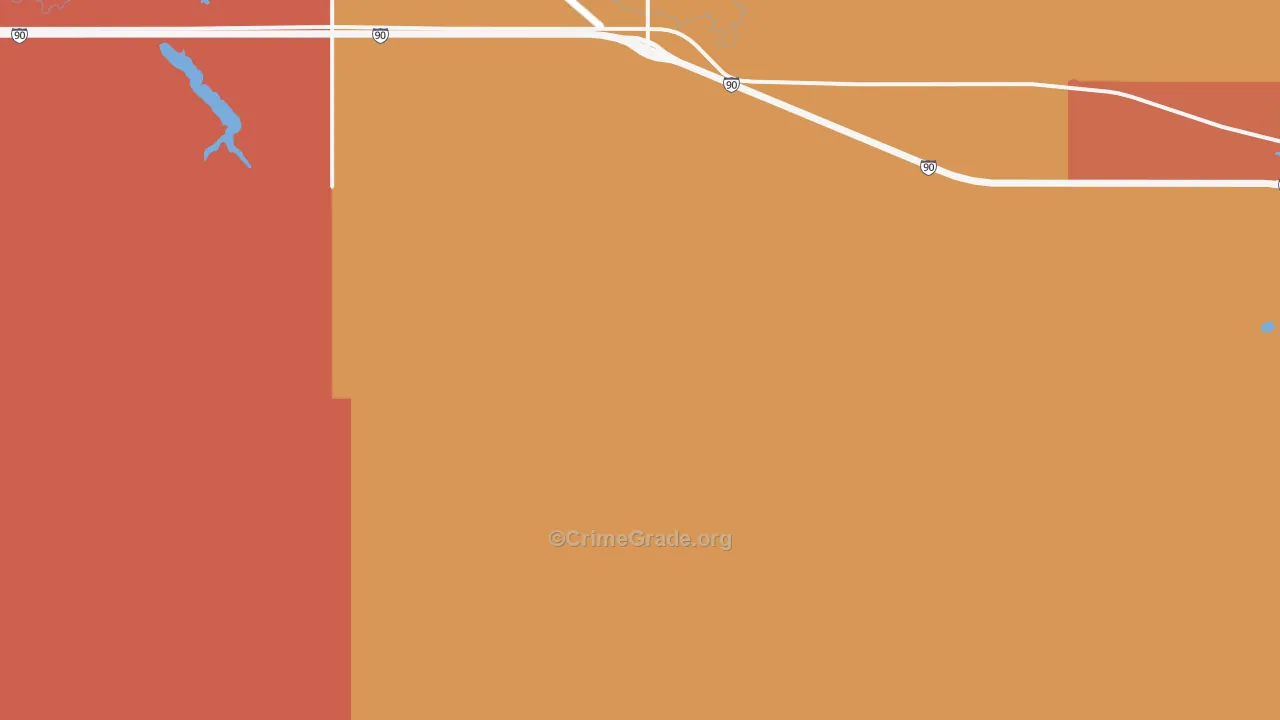 Iona, SD Map of Vandalism Rates
