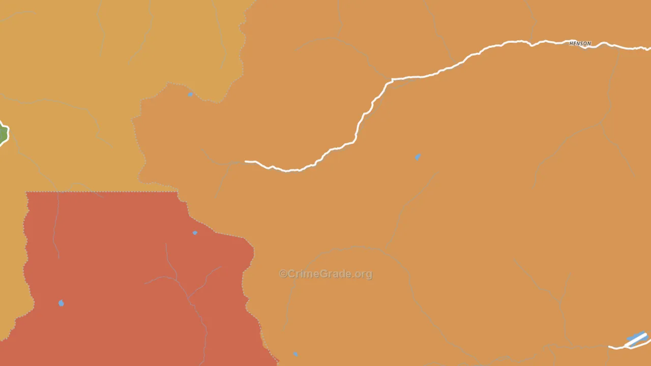 Ironton, CO Map of Vandalism Rates