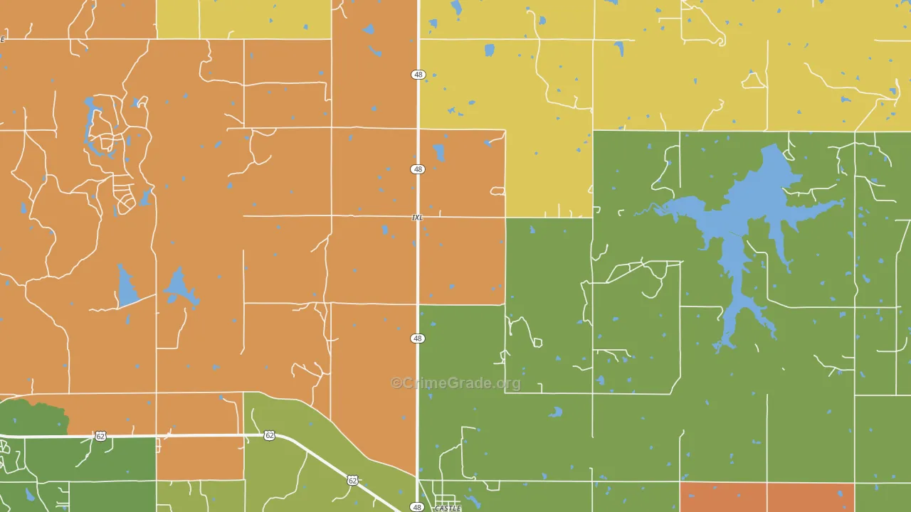 IXL, OK Map of Vandalism Rates