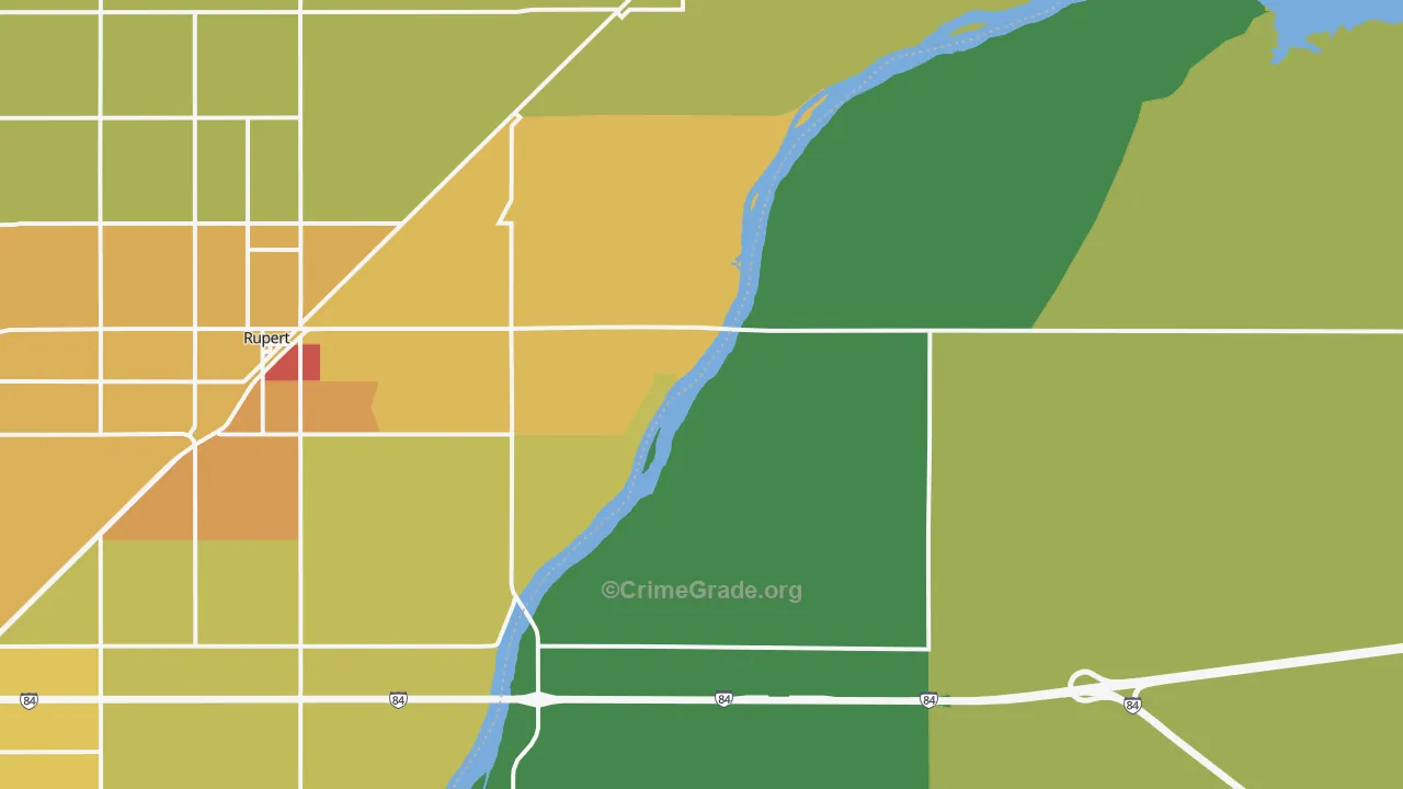 Jackson, ID Map of Vandalism Rates