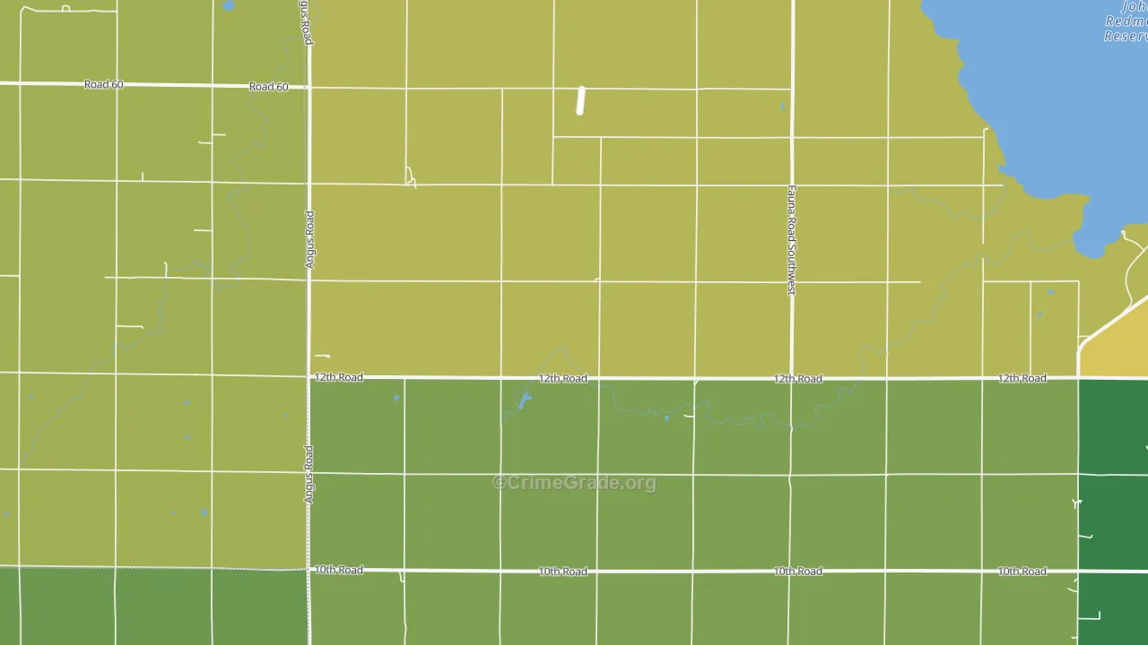 Jacobs Creek Landing, KS Map of Vandalism Rates