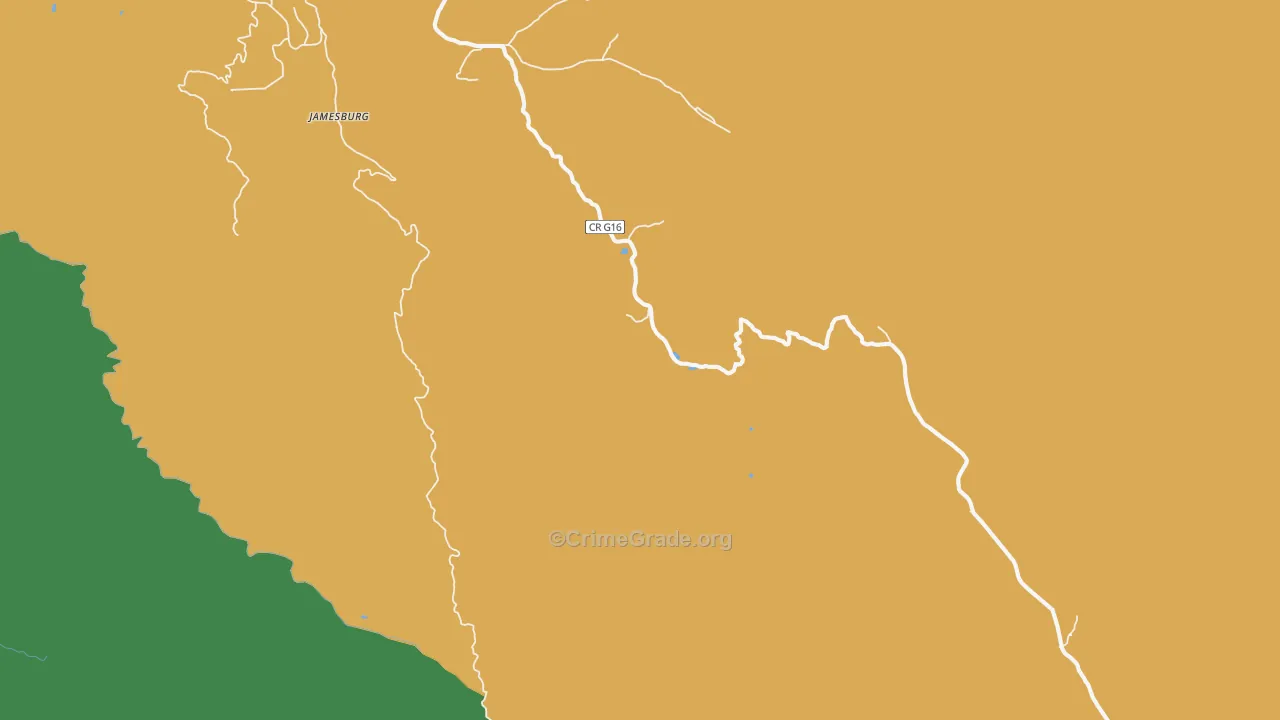 Jamesburg, CA Map of Vandalism Rates