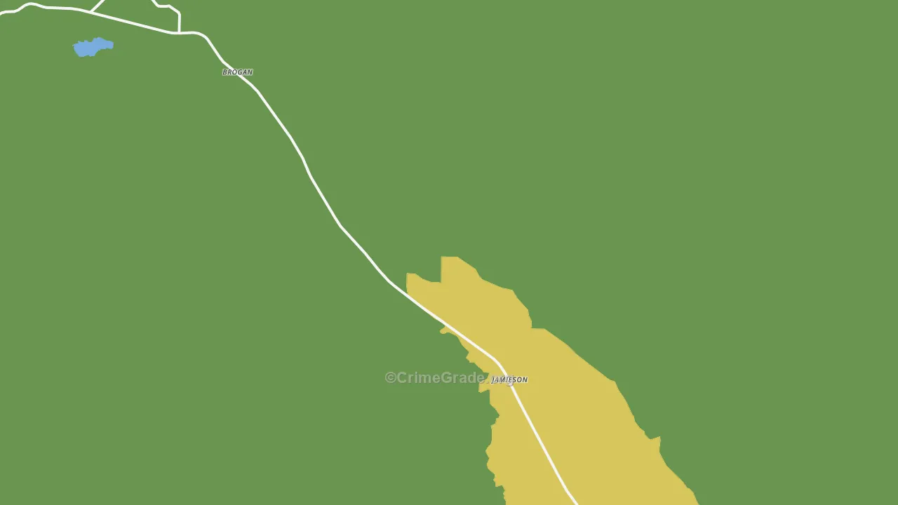 Jamieson, OR Map of Vandalism Rates