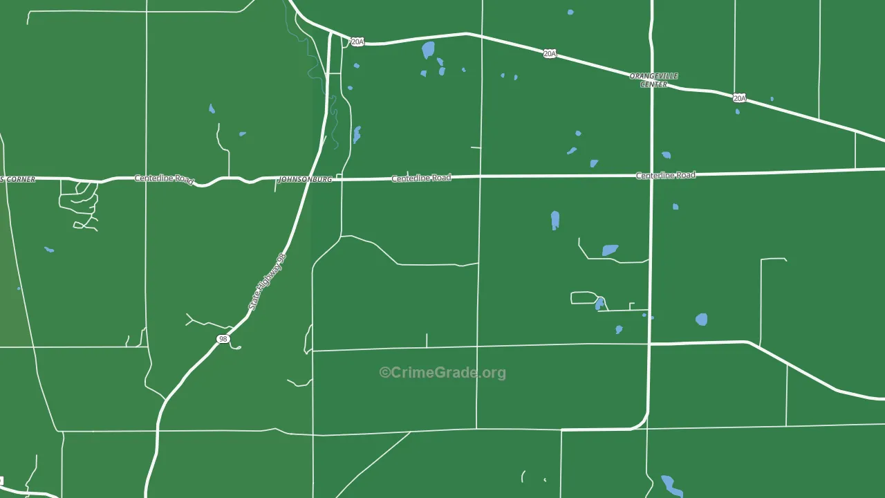 Johnsonburg, NY Map of Vandalism Rates