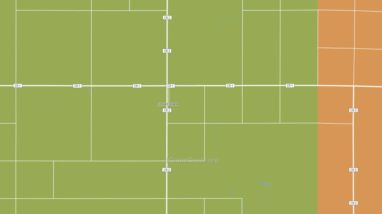 Johnstown, ND Map of Vandalism Rates