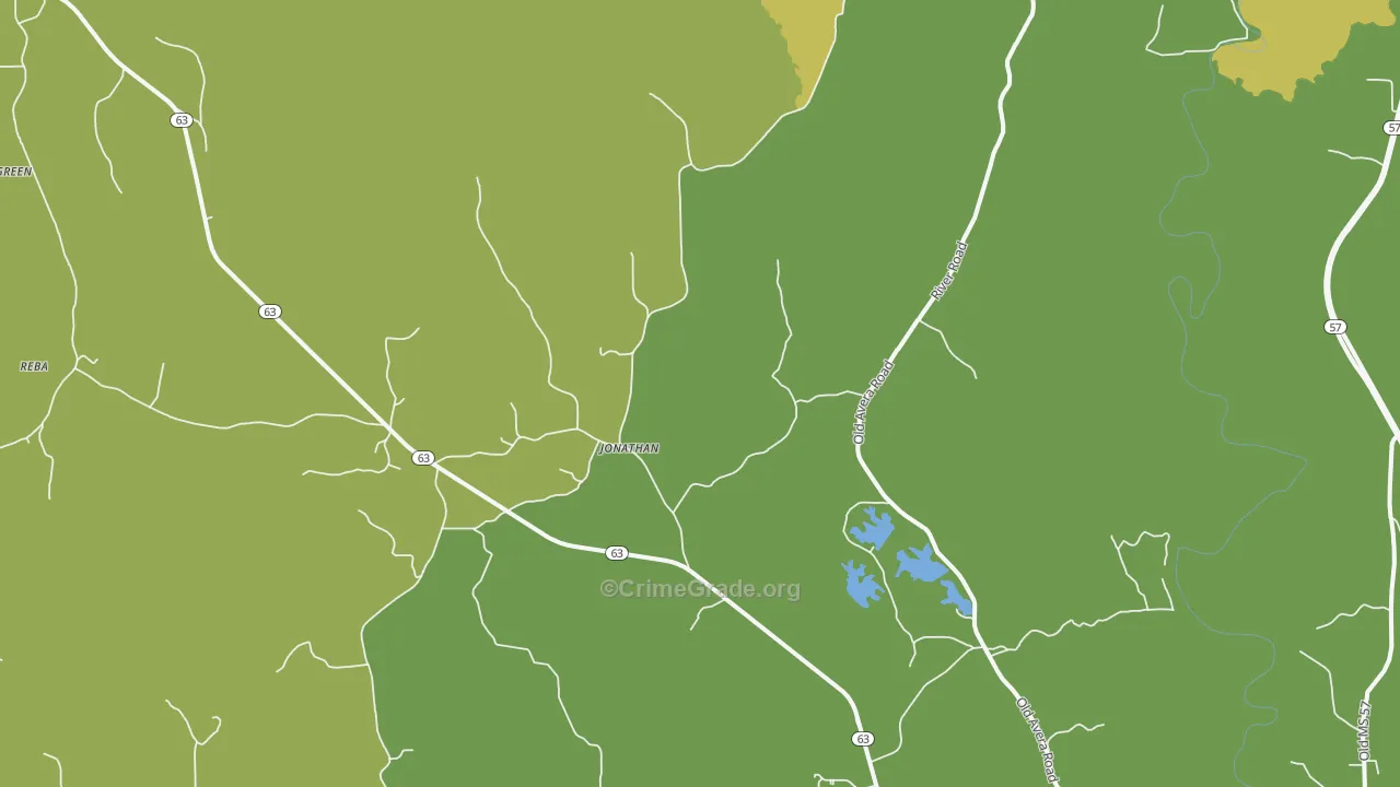 Jonathan, MS Map of Vandalism Rates